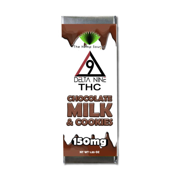 Delta 9 Milk and Cookies Bar 150mg