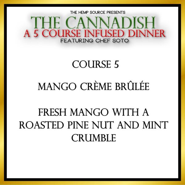 The CannaDish Menu